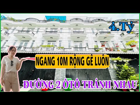Video Bán nhà quận 12- Nhà Ngang 10M, giá tốt để mua đầu tư... - youtube