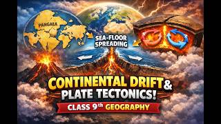 Plate Tectonic Theory Explained | Class 9 Geography Chapter 1 (Full Concept) Part 1