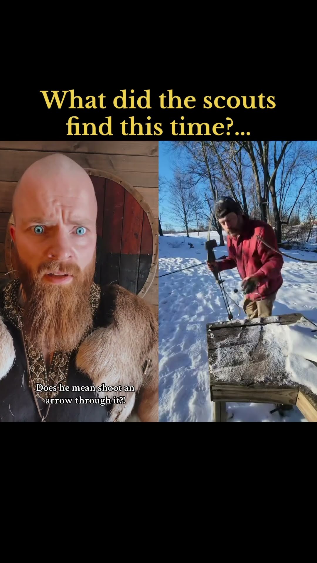 @arrow sniper josh HIS ACCURACY IS UNMATCHED! ?????? #vikings #archery #trickshot #fantasy