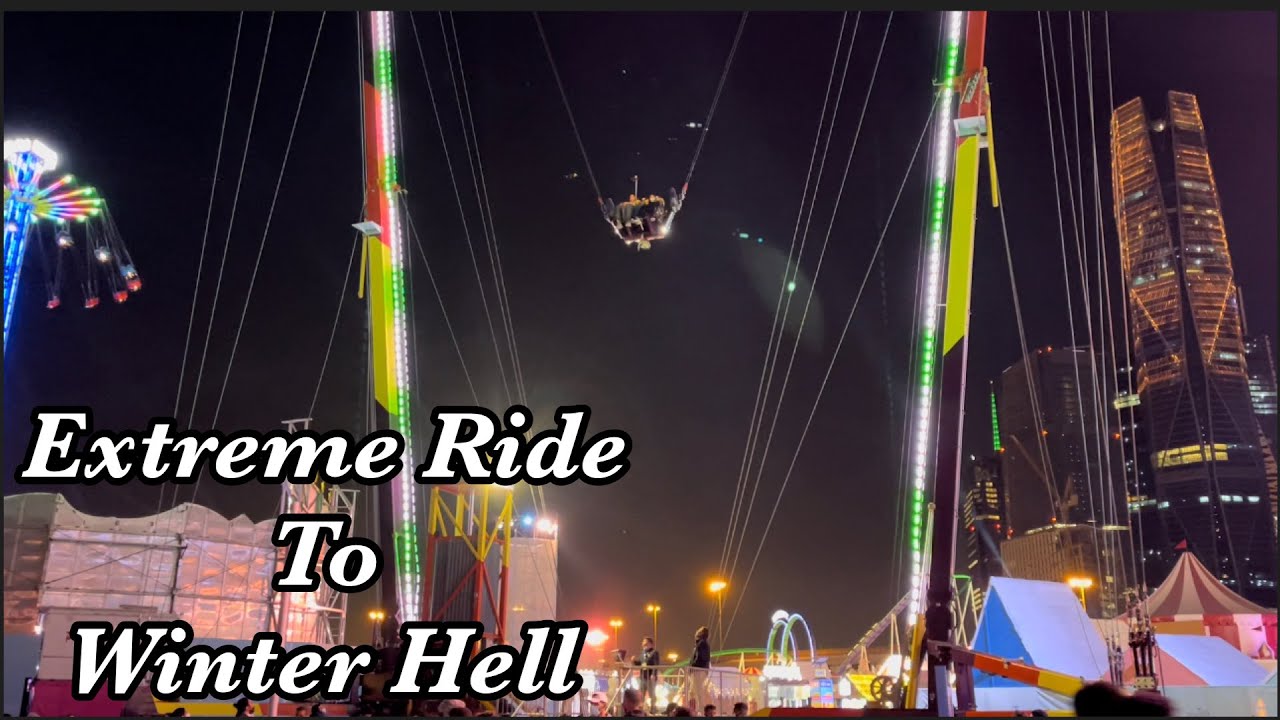 Slingshot Ride Riyadh SLING SHOT — RIYADH WINTER WONDERLAND - YouTube