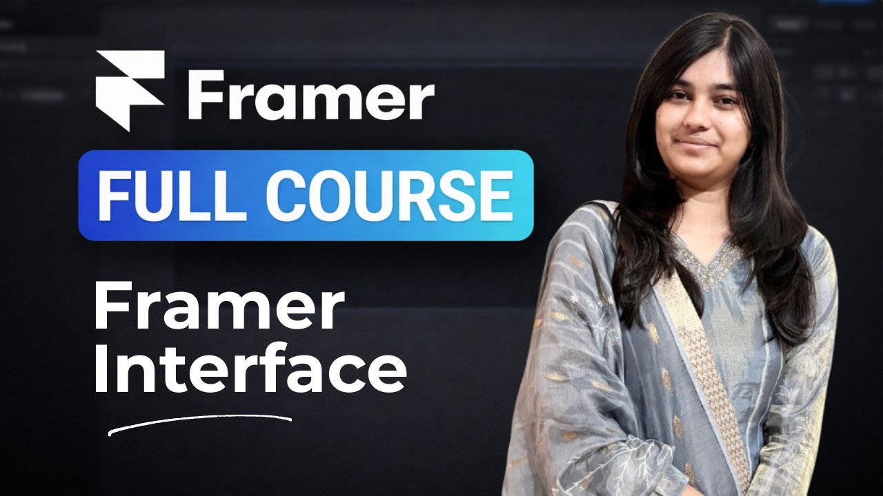 Framer Interface Explained | Framer Full Course in Hindi (Part 2) - YouTube