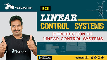 Introduction to Linear Control Systems | BTECH | ECE BRANCH