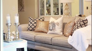 GLAM LIVING ROOM TOUR