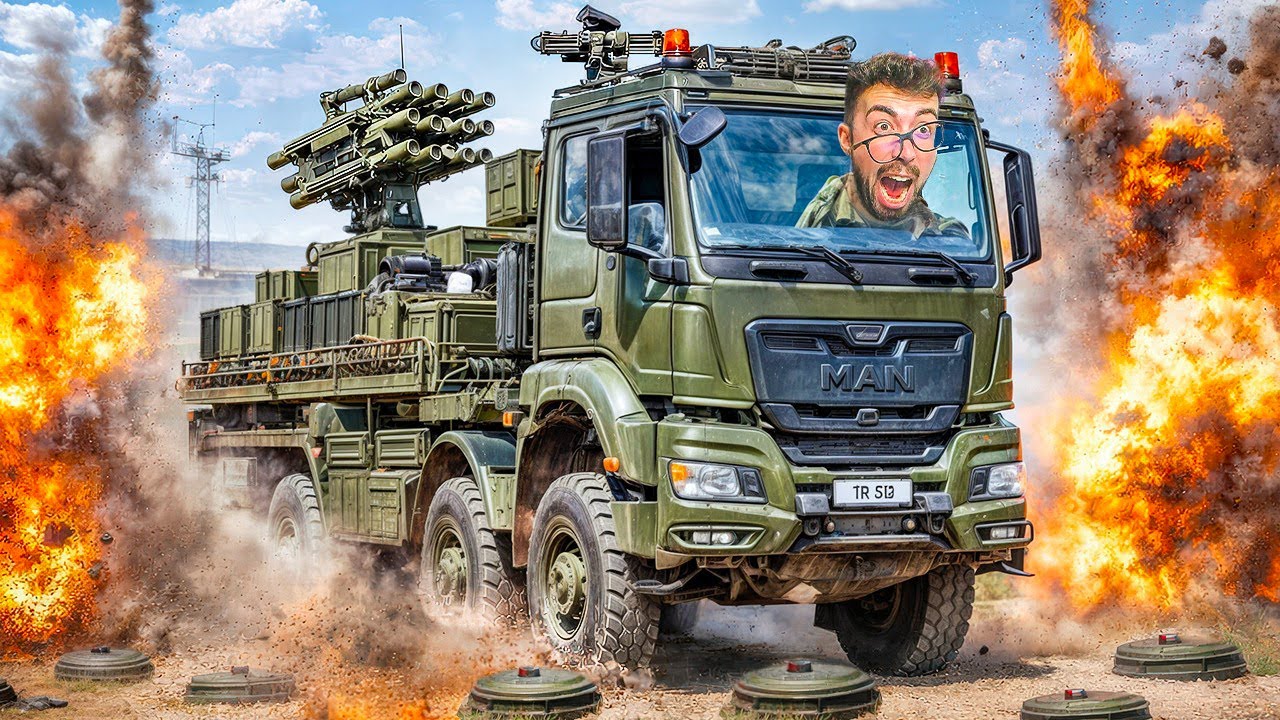 TRANSPORTE DE LOGÍSTICA MILITAR POR CAMPO DE MINAS 😱 | Military Logistics Simulator
