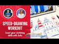 Speeddrawing a great exercise for urban sketchers