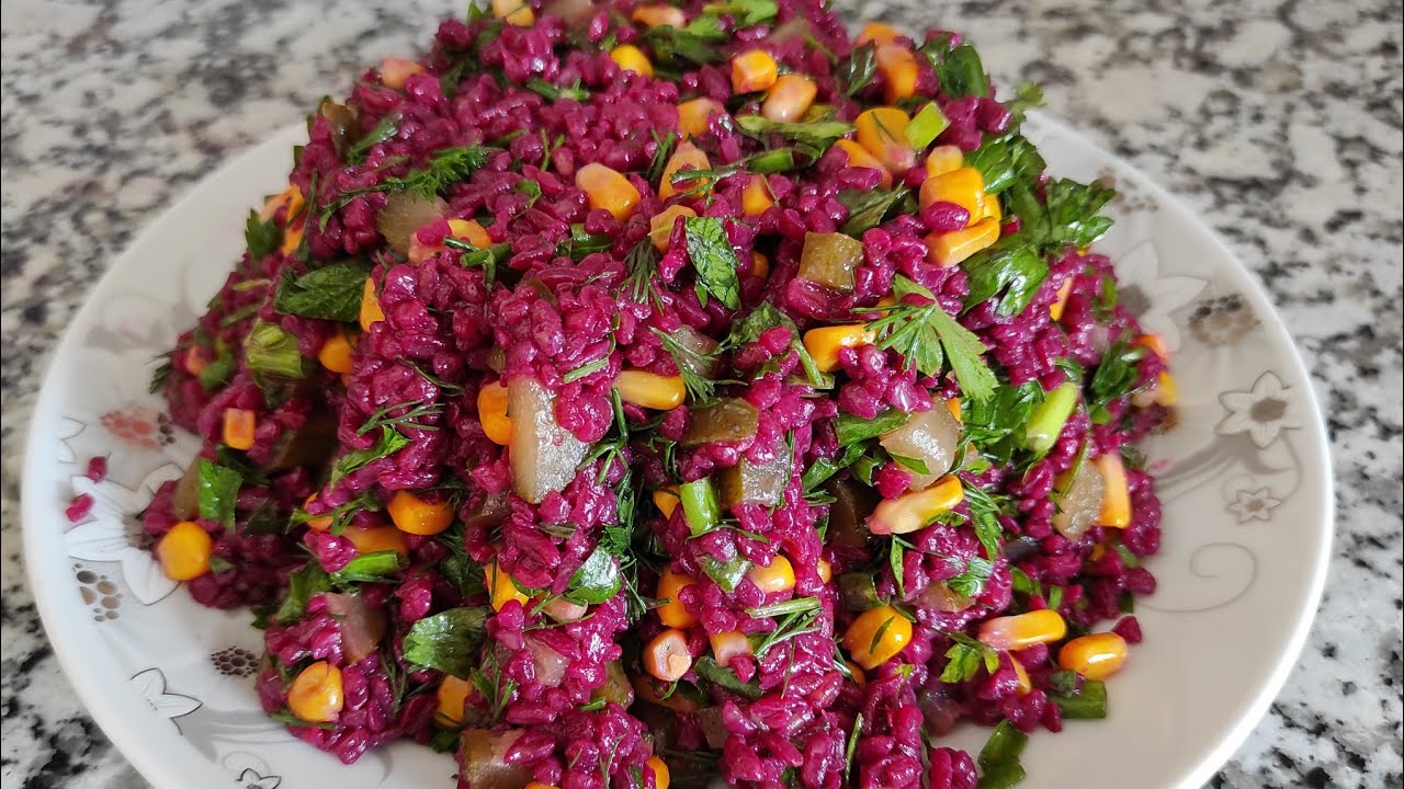 ????ŞALGAMLI BULGUR SALATASI TARİFİ ???? ŞALGAM SUYU İLE BULGUR