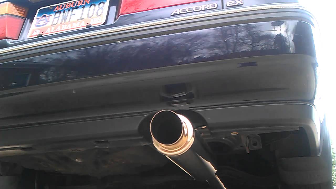 1991 Honda Accord Exhaust Test - YouTube