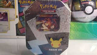 Celebrations Lance's Charizard V Tin Opening (Walmart/International Version)