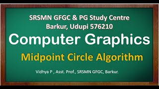 Mid Point Circle Algorithm