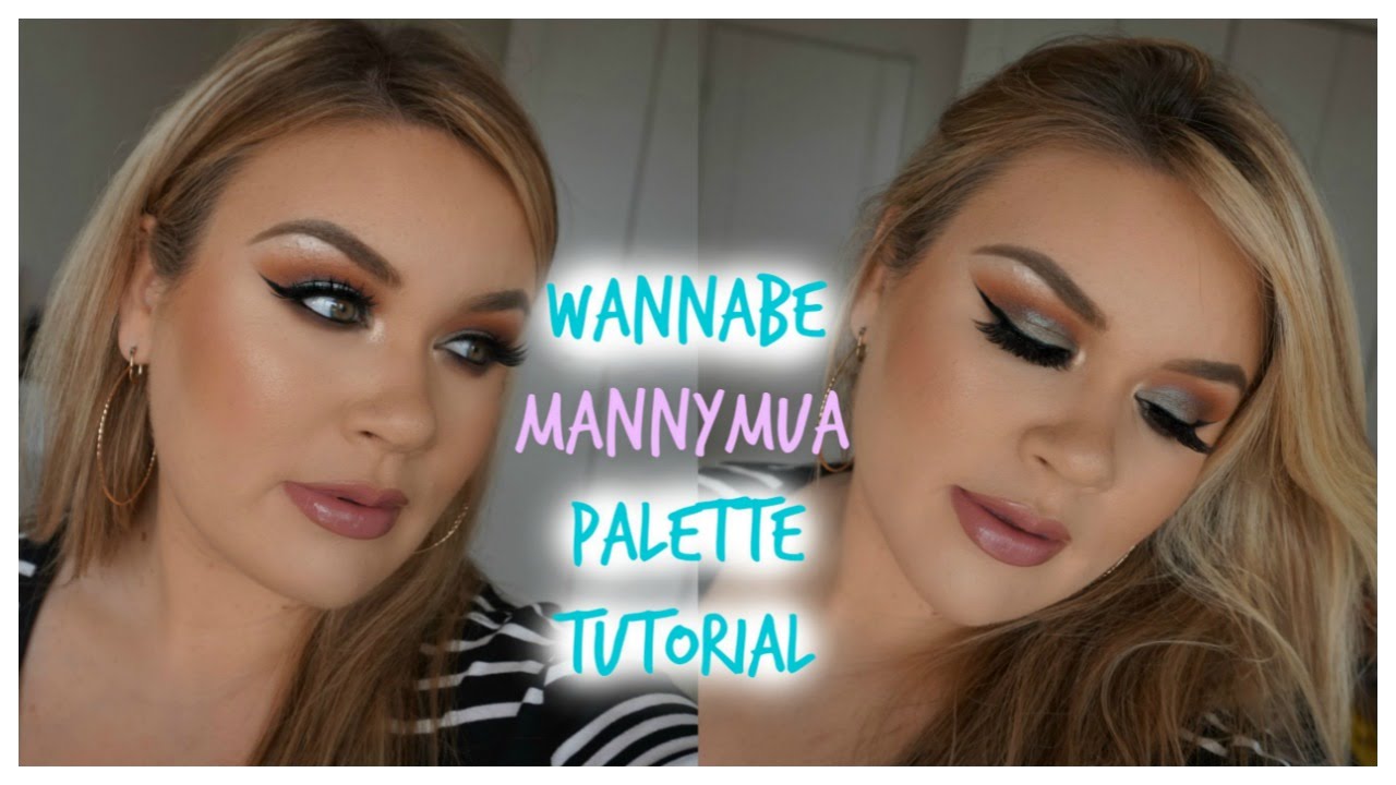 WANNABE MANNYMUA PALETTE TUTORIAL justin bieber
