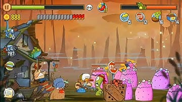 Swamp Attack - Hard Mode. Episode 4. Level 22 Gameplay Android walkthrough