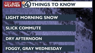 Snow is over, but slick roads remain