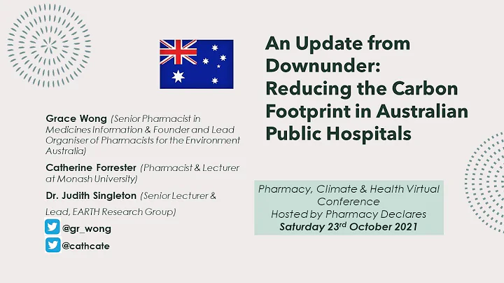 An Update from Down under: Reducing carbon footpri...