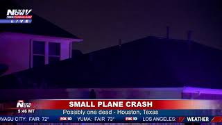 ONE DEAD: Small plane crashes into power line in Katy, Texas (FNN)