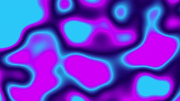 2h Psychedelic Retro 90's Neon Background | Peaceful Music 4K