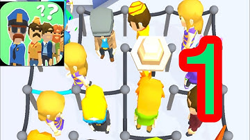 Queue Maker gameplay walkthrough part-1 Level 1-20 (iOS, android)