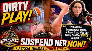 Caitlin Clark THROAT PUNCHED by Alyssa Thomas, Exits in THIRD with BACK INJURY! White EXPLODES!