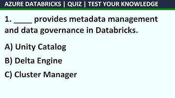 Top 50 Azure Databricks Interview Questions & Answers | Data Engineering & Cloud Quiz 2024