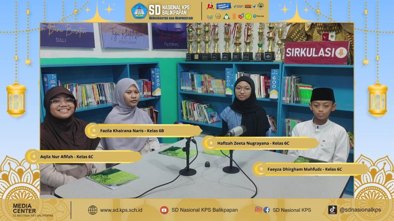 Turjuman & Intisari oleh Murid Perwakilan Kelas 6 | Jendela Ramadan #8