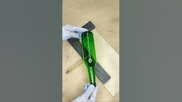 Секрет опытных мастеров! Как легко и быстро разрезать стеклянную бутылку? #shorts