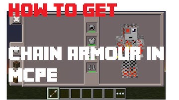 How to Get Chain Armour in MCPE