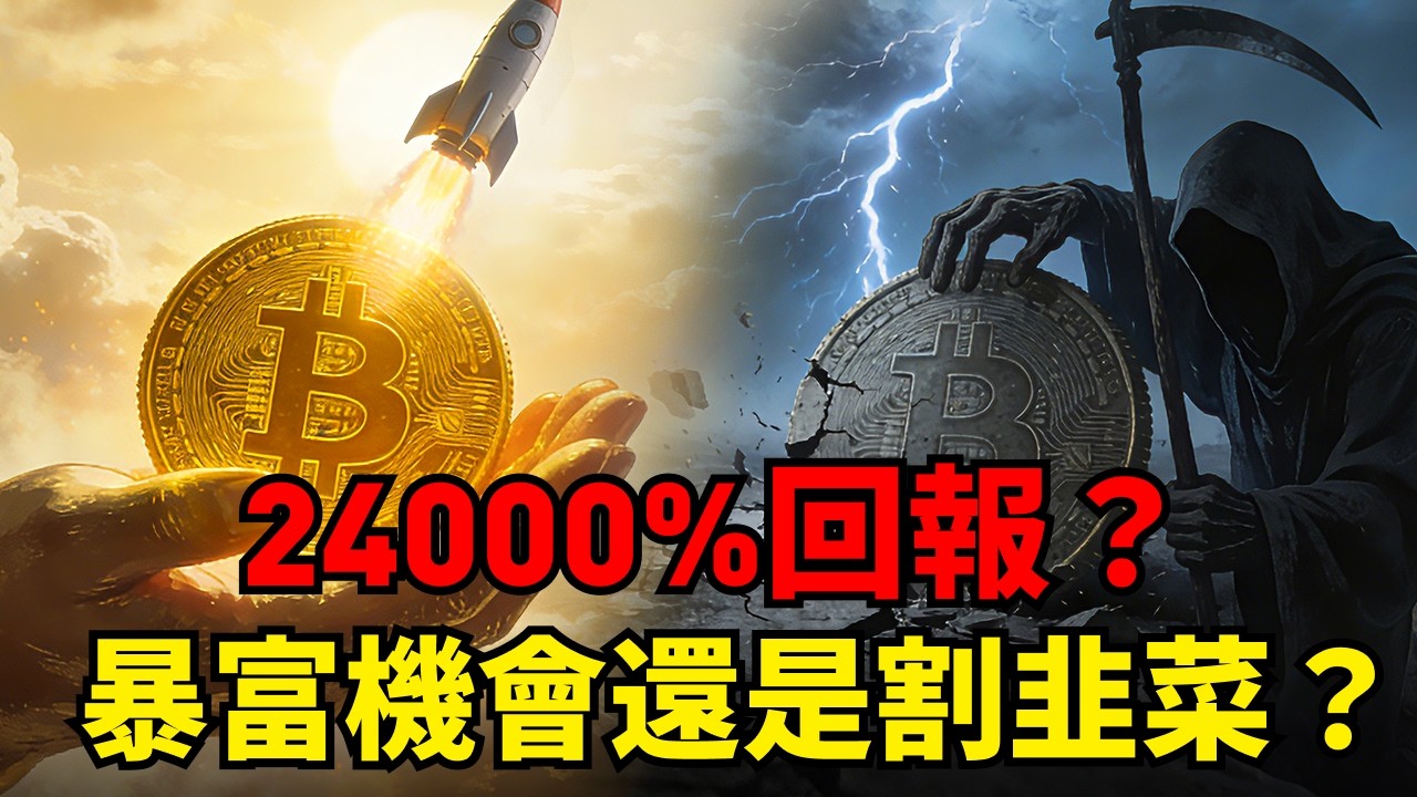 24000%回報率的真相！加密貨幣是暴富機會還是詐騙末日？不想被割韭菜必看！#比特幣 #區塊鏈 #虛擬貨幣