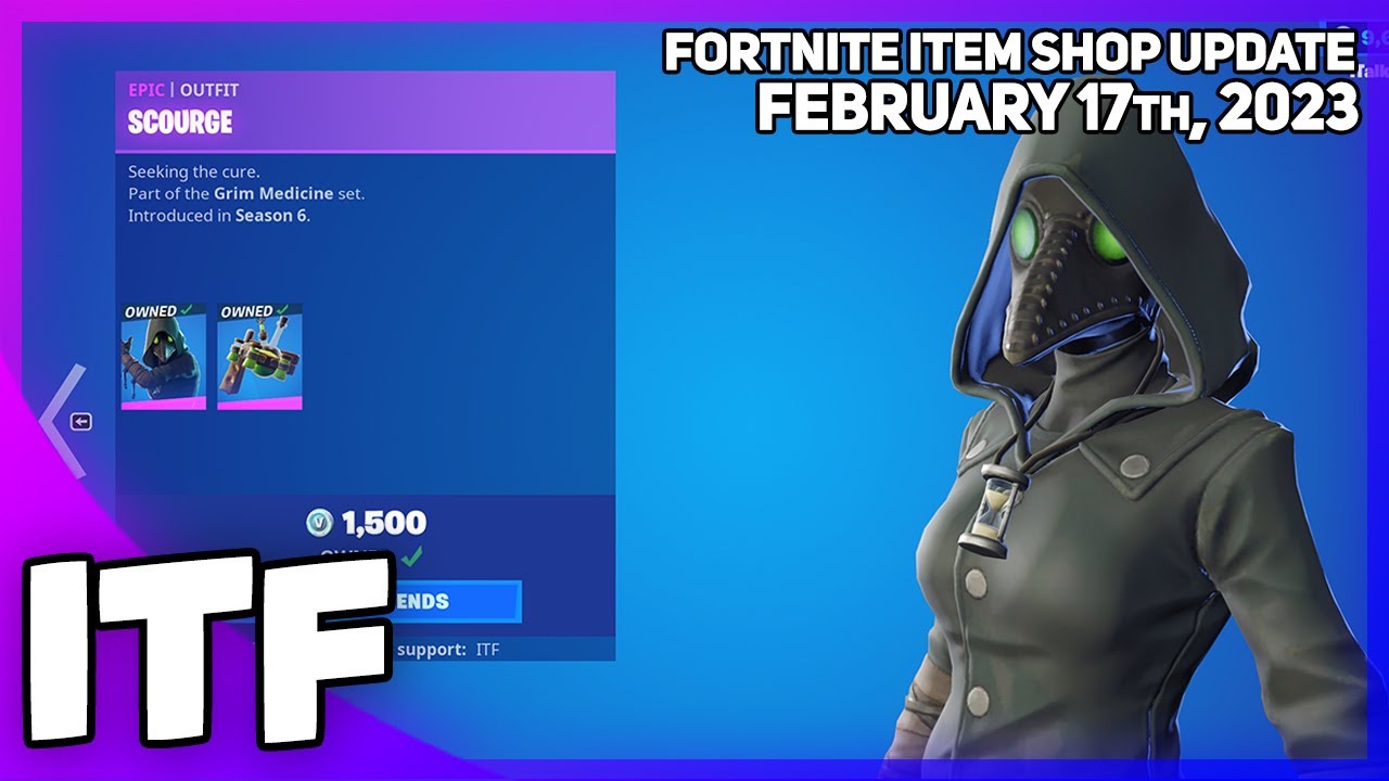 Fortnite Item Shop PLAGUE DOCTORS ARE BACK! [February 17th, 2023] (Fortnite Battle Royale)