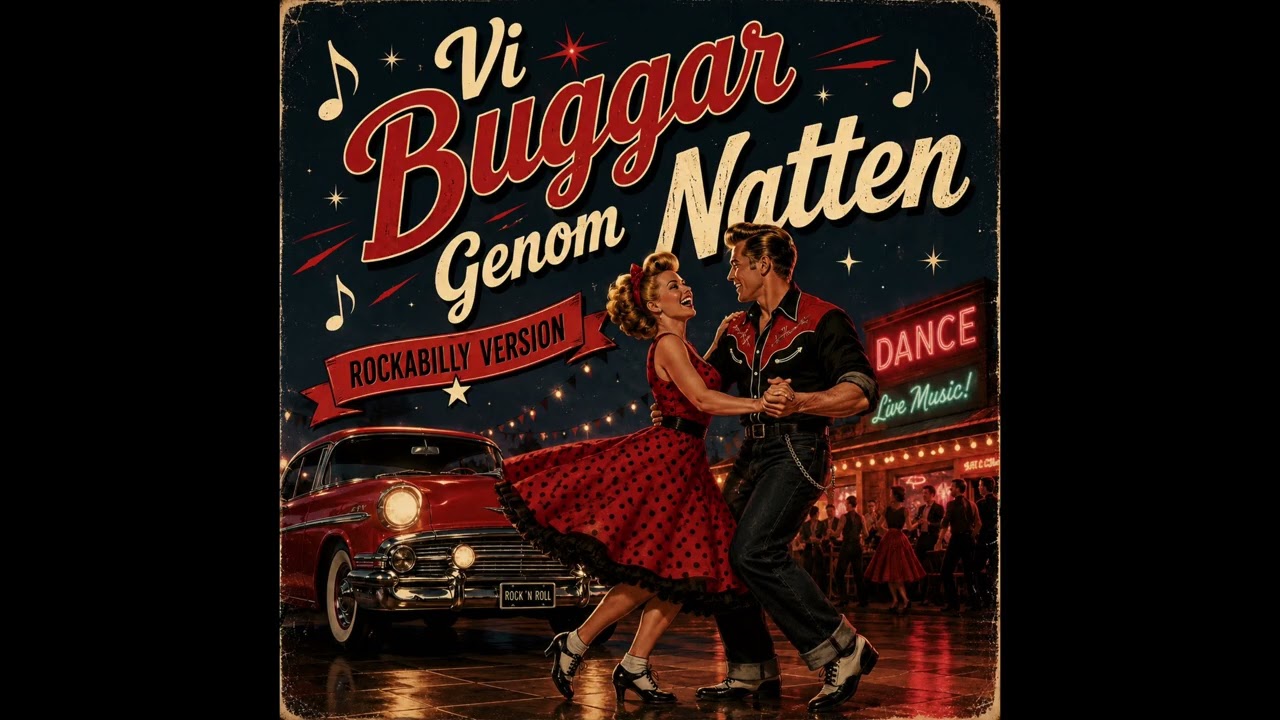 Vi Buggar Genom Natten rockabilly version Michael Klockars - YouTube