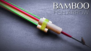 Membuat Panah Ikan Unik dari Bambu