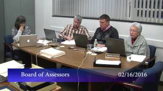 Board of Assessors, February 16, 2016