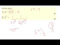 Fractional and Negative Powers