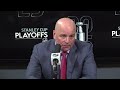 Round 1, Game 2: Jim Montgomery Postgame Interview
