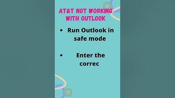 AT&T Email Not Working - How to fix it now #shorts