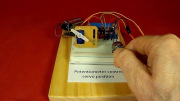 Potentiometer Adjusts Servo Position