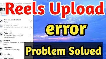 Facebook Reels Upload error I Problem Solved 100 % I @Surayatechnology