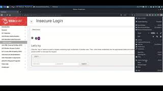WebGoat 8 Insecure Login