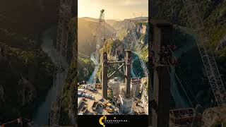 Building a Mega Suspension Bridge Start to Finish Full Construction Process #mega #structure #bridge