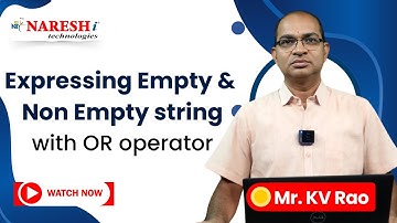 How to Use OR Operator with Empty and Non-Empty Strings in Python | NareshIT #pythonstring
