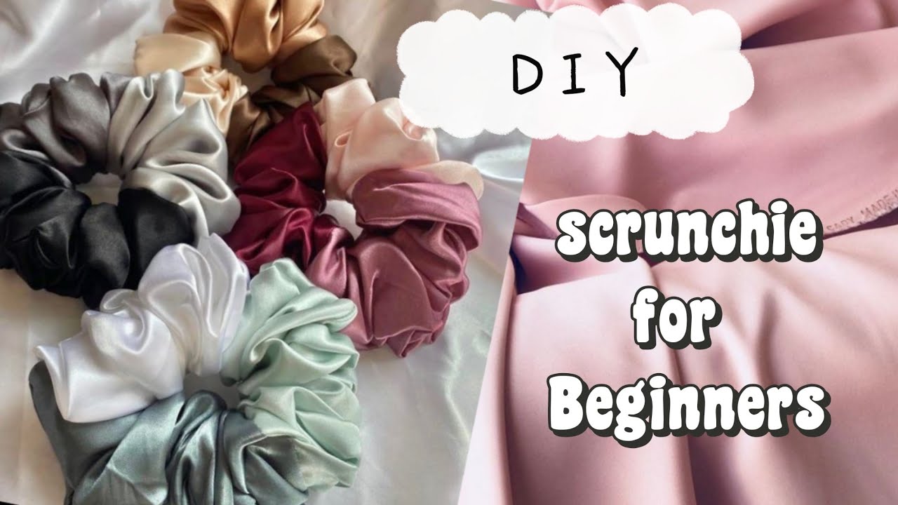 How to make Diy Scrunchie ll 3 Shade scrunchie ll Xl Size Scrunchie # ...