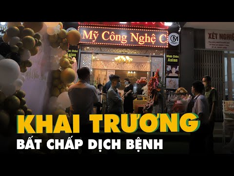 Video Lâm Đồng: Khai trương thẩm mỹ viện với đông người tham... - youtube