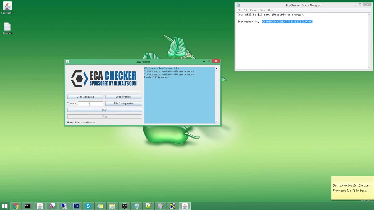 Minecraft Account Checker [Full Access & Optifine] Eca Checker - YouTube