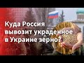 Куда Россия вывозит украденное в Украине зерно?