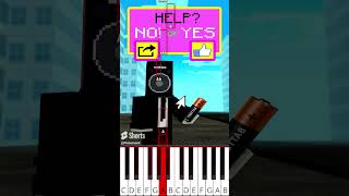 Help the Poor TVMan MrBeast Challenge (@BigTastyAnimations) - Octave Piano Tutorial