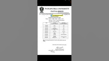 ।।PPU UG REGULAR AND VOCATIONAL PART-1 EXAM PROGRAMME OUT NOW ।।