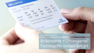 Ist die Achse bei Kontaktlinsen und Brille gleich?