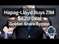 Hapag-Lloyd’s $4.2B ZIM Deal: How the Golden Share Was Solved