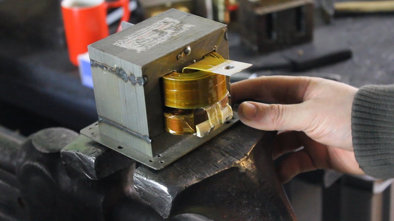 Shop Update:MOT Welder / Welder from Microwave Oven Transformers - YouTube