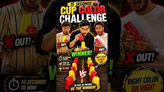 👉 Cup Color Challenge 😳🥛 | Fastest Player Wins! #shorts