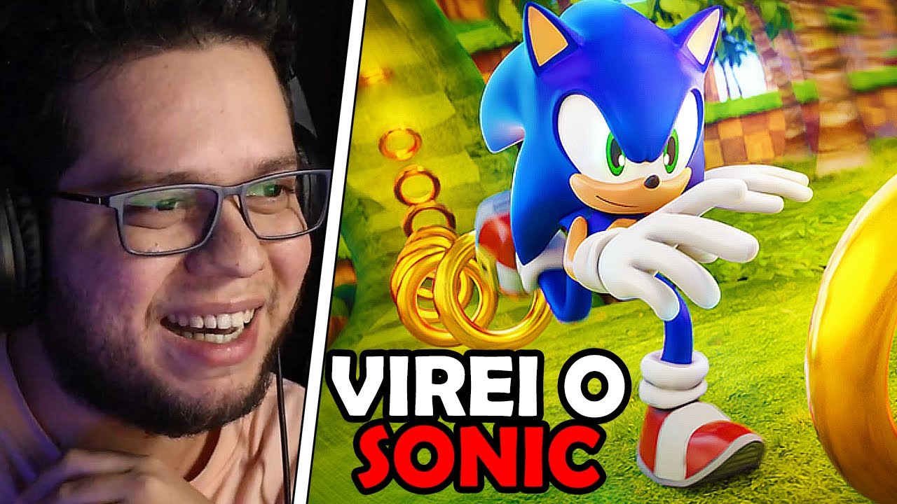 FIQUEI SUPER RÁPIDO E VIREI O SONIC NO ROBLOX!! (Sonic Speed Simulator) 