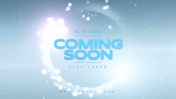 Free Blue Light Shadow Coming Soon Company Intro Video Template (Customizable) - FlexClip